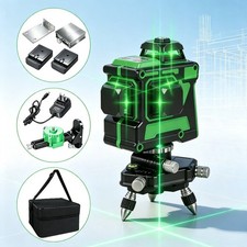 12 Lines Green Laser Level Kit 360°4D Self-L...