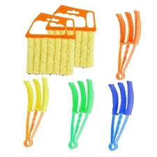 Pcs Window Venetian Blind Cleaner Duster Tool, Microfiber Finger Duster Brush 6