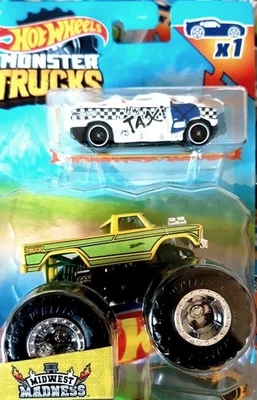 HOT WHEELS - MATTEL MIDWEST MADNESS - Doppel Pack Bonus Car Monster Trucks Hot Wheels 1:64 Mattel