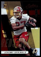 2017 Panini Absolute Spectrum Blue Jeremy Sprinkle Rookie 089/100 Washington