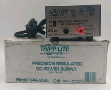 TRIPP-LITE PR3/UL DC Power Supply Precision Regulated 13.8V 3/5 Amp NEW Open Box