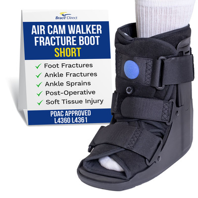 Short Air Walker Cam Fracture Boot - Ankle & Foot Fracture, Sprains, Injury
