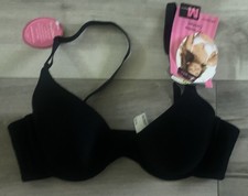 Maidenform Padded Underwire T Shirt Bra Fit Flexible Comfort Black Sz 34b