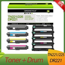 TN221 TN225 Toner / DR221 Drum Fit For Brother MFC-9330CDW 9130CW HL-3170CDW LOT