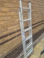Werner Aluminium 2.42m 3 in 1 Combination Ladder 