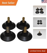 High-Quality 4-Pack 1" Rubber Suction Cups, Made in USA for Ultimate Durability