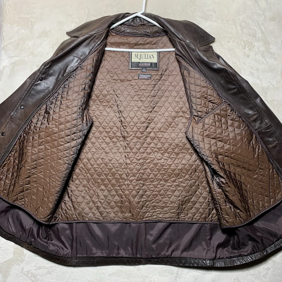 Chaqueta de cuero Supernatural Dean Winchester Wilsons para hombre L envejecida M Julian Foto 3 de 4