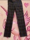 Cartonnier Anthropologie Charlie Blue Plaid Ankle Pants Slim Fit Size 4 Academia — photo 1