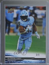 2025 Upper Deck CFL Black 1/1 Ka'Deem Carey #20 l5j