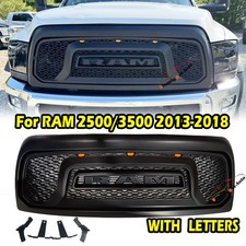 Front Bumper Grille For 2010-2018 Dodge Ram 25003500 Rebel Style Grill Wletter
