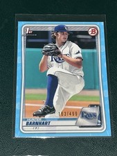 2020 Bowman Draft Hunter Barnhart SKY BLUE /499