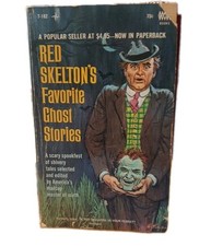Vtg. AUTOGRAPHED Red Skelton's Favorite Ghost Stories Paperback 1971 Tempo Bks.