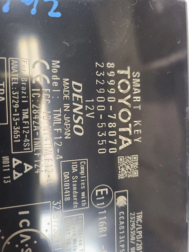 Chassi ECM bloqueio de roubo painel esquerdo compatível com 16-17 LEXUS NX200T 602254 - Imagem 2 de 4