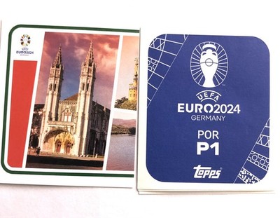 Topps UEFA Euro 2024 Sticker Swiss Edition POR P1 Landmark 1/2