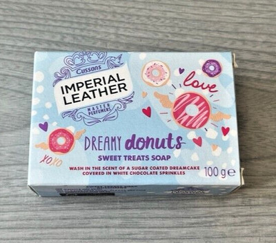 Neu Imperial Leather Limited Edition Dreamy Donuts Sweet Treats Seife 100g sauber