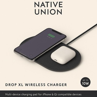 Native Union Drop XL Wireless Charger   Black