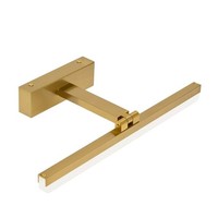 Spiegelleuchte Led Wandleuchte Badleuchte 40Cm Gold GebüRstet IP44