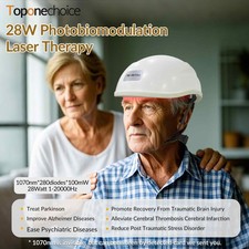 1070nm Infrared Light Therapy Helmet Photobiomodulation 280 LED for Home Use