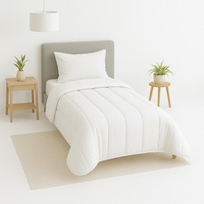 Couette légère Microfibre Anti acariens & Anti bactériens - 1 personne 140 x 200