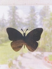 Retractable Screen Door Decals - 5 per Package - Butterflies Black