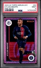 Kylian Mbappe 2023-24 Merlin UCC PINK MOJO /275 PSA 9 PSG France #92