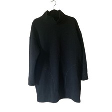 Banana Republic Rib Funnel Thick Knit Pocket Minimal Athleisure Dress Size Med