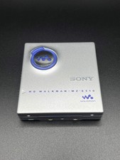 Sony MZ-E510 Portable Minidisc Player MD Walkman Silver Purple - Working