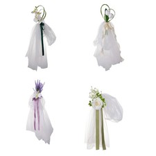 Banquet Floral Chair Blossoms Decorations for Wedding Parties and Celebrations