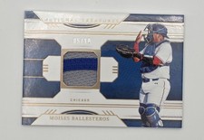 MOISES BALLESTEROS 2024 NATIONAL TREASURES ROOKIE GAME GEAR  GOLD PATCH SP 5/10