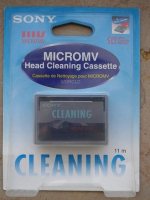 Sony Micro MV Head Cleaning Cassette (MGRCLD) NEU