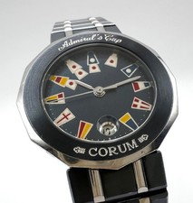 Corum Admiral's Cup Ladies Watch 12-Sided Bezel Signal Flag Dial Used Authentic