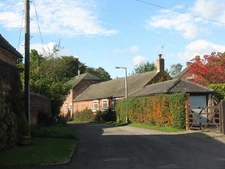 Photo A3 Fishpond Lane, Eggington Egginton Red brick village house. c2012