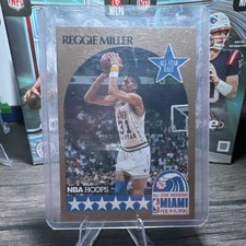 1990-91 NBA Hoops Reggie Miller All-Star Game #7 Miami Feb. 9-11, 1990