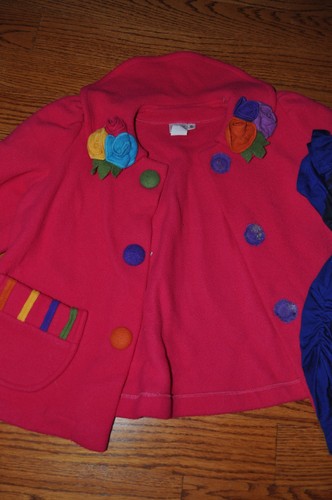 Girls Lot of 2 ALI MAC Pink Coat/MOA MOA Blue Top Size 6-7 ~NICE~ - Picture 2 of 4