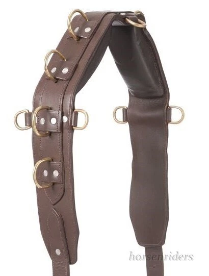 Professional Heavy Leather Horse Training Surcingle - Image 2 of 2