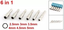 M2.5 M3 M3.5 M4.0 M4.5 M5 Hex 4 Socket Nut Dr...