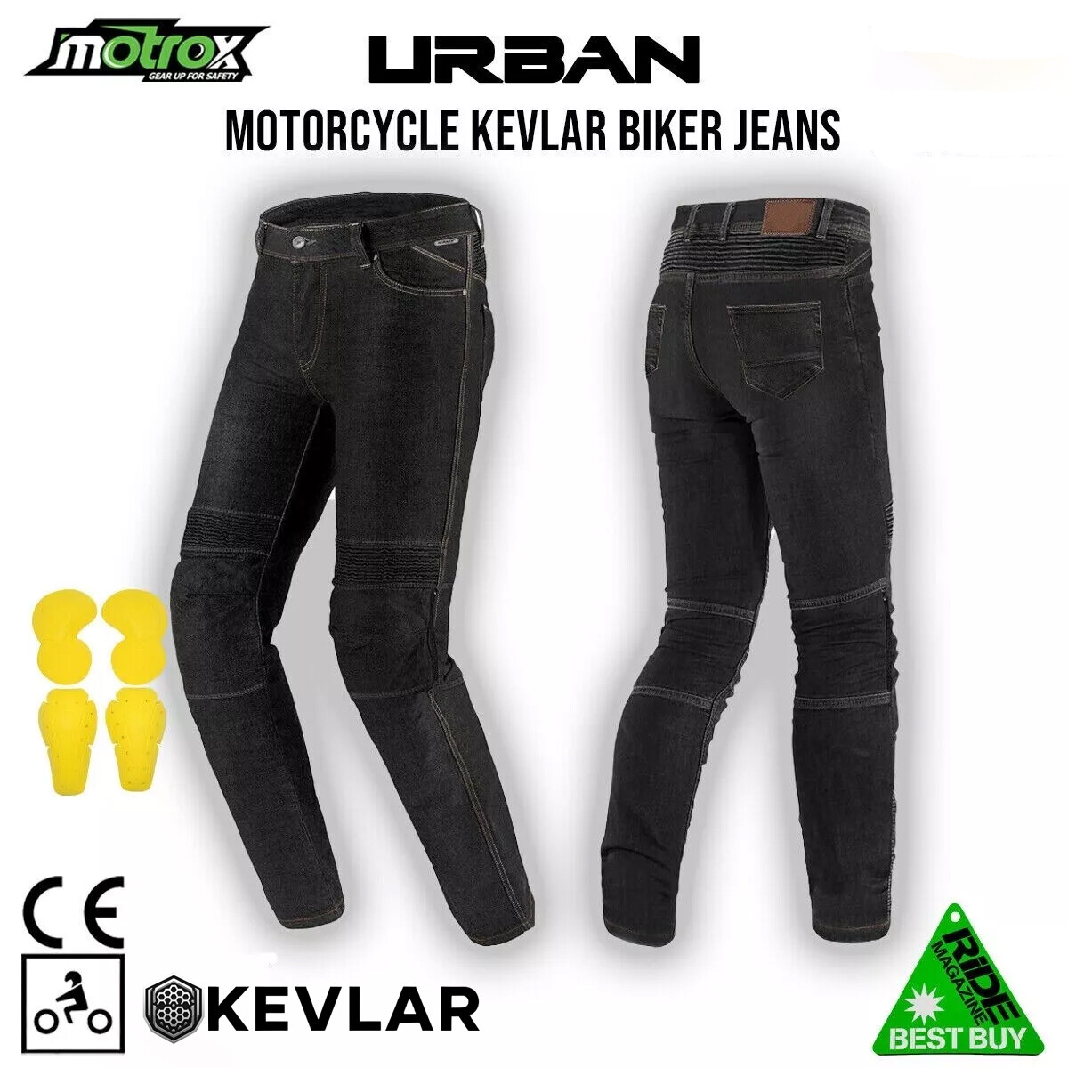 Motorcycle Pants Men Motorcycle Jeans Protective G... – Vicedeal - View #3
