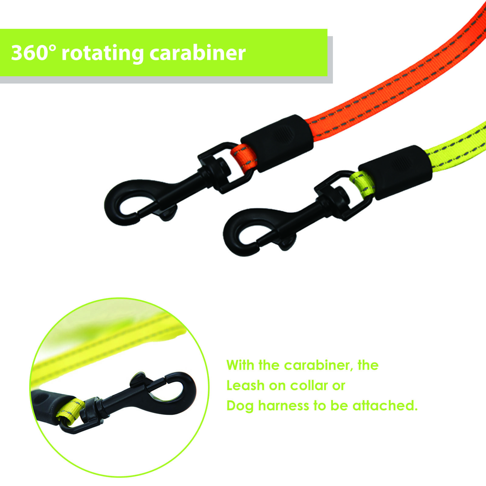 Retractable Dog Lead Extendable Dog Training Leads 5m Long Dog Leash Up