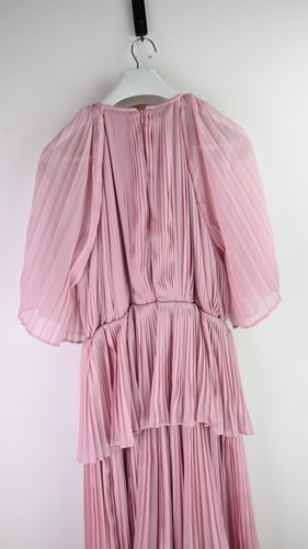 Leo Lin "Adele" tiered midi dress in dusty pink size UK14 BNWD - Bild 7 von 17