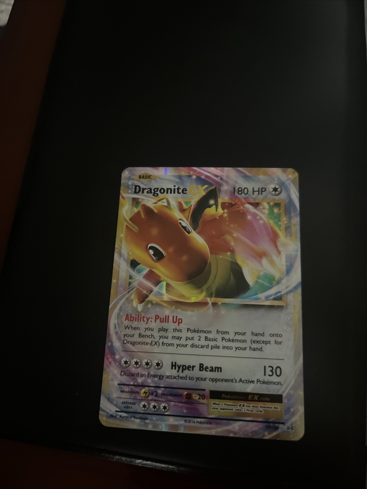 Pokemon Dragonite EX 72/108 Ultra Rare XY Evolutions NM