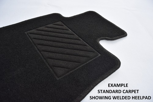 Fits Volkswagen VW Golf Mk1 Cabriolet 1975-1993 Hitech Black Tailored Car Mats - Picture 2 of 18