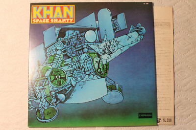 Khan Feat. Steve Hillage & Dave Stewart Space Shanty Japan re Deram LP 1976 PROG