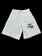 Vtg Mickey Unlimited/Jerry Leigh-White Denim Shorts Sz S