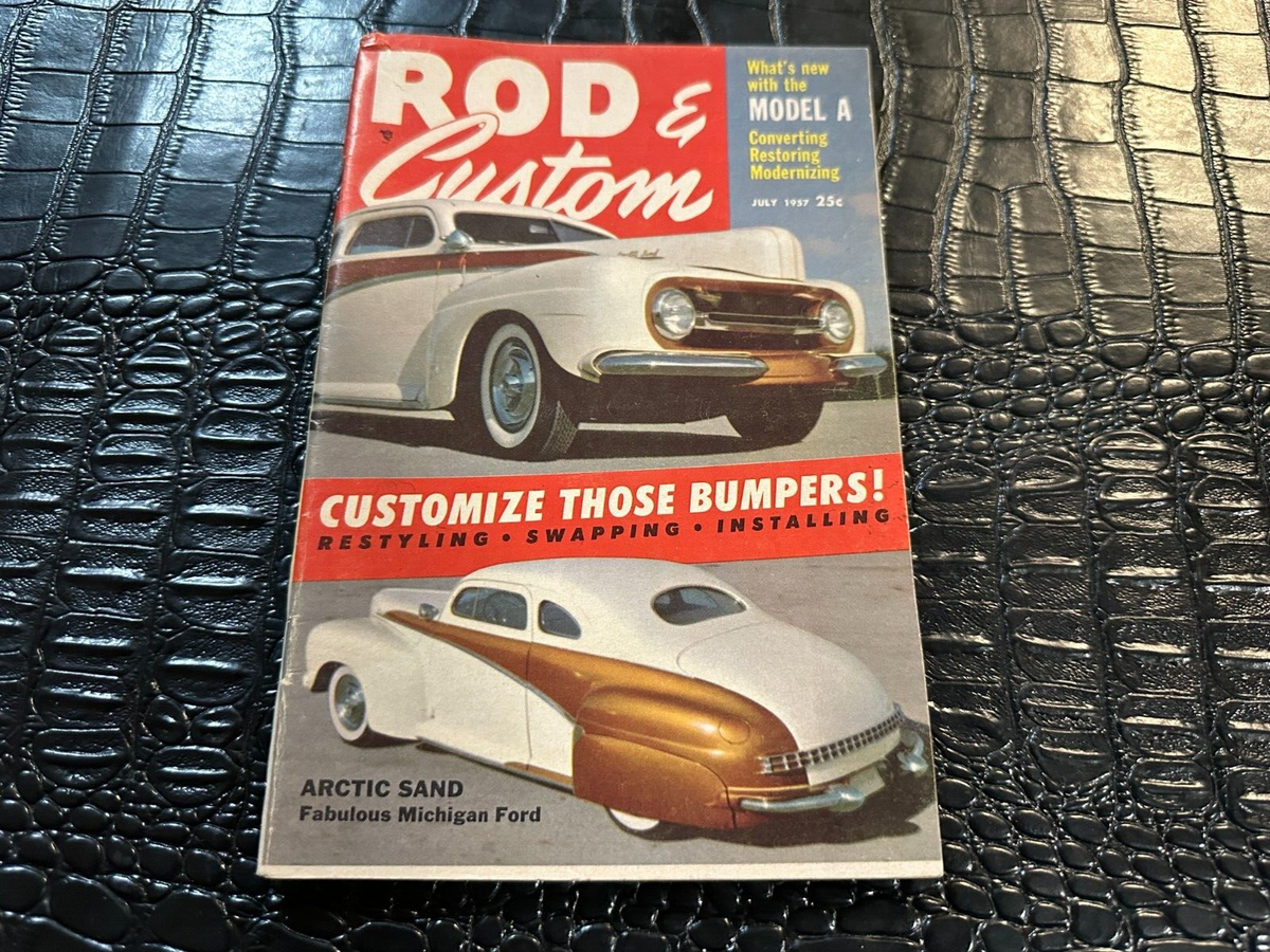 JULY 1957 ROD AND CUSTOM - vintage digest car magazine | eBay