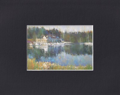 8X10'' Matted Print Painting Art Picture: Andrew McDermott, Stanley Park