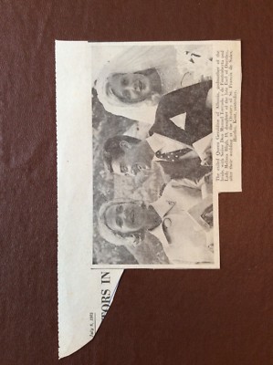 H1b Ephemera 1965 Bild Königin Geraldine Albanien Don Manuel Torredo M Bligh