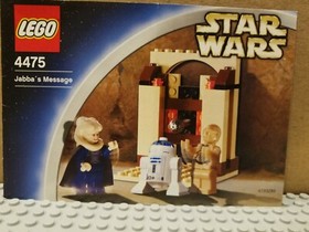 LEGO Star Wars Set 4475 Jabba's Message Complete w/ Minifigs Manual NEW