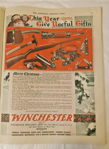 Saturday Evening Post-Norman Rockwell Dec 6 1930 Christmas Ads Complete F01E - Picture 11 of 18