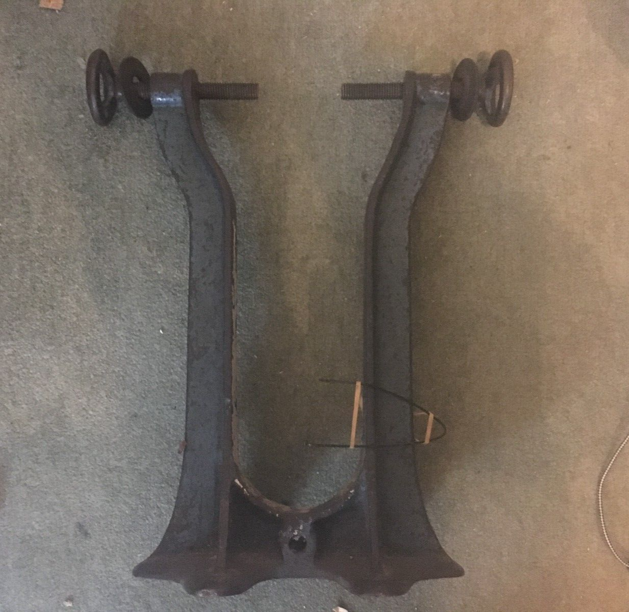 Vintage Bike Wheel Truing Stand Cast Iron eBay