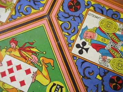 JEU ANCIEN DE nain jaune dans un coffret en bois EUR 10,00 - FR